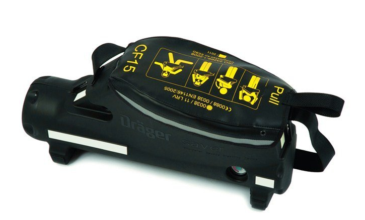 Drager Saver CF15 Emergency Escape Breathing Apparatus HC hard Case 